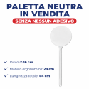 Paletta di segnalazione neutra senza dischi rifrangenti professionale
