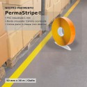 Fita autoadesiva para marcação de piso Permastripe com PVC industrial