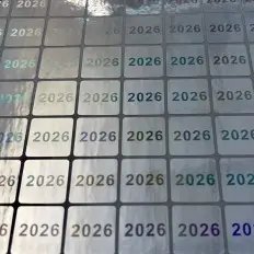 100 Etiquetas adesivas de selo holográfico de segurança e... 2