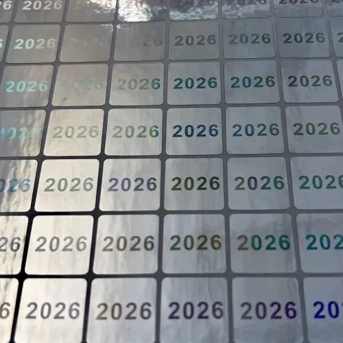 100 Etiquetas adesivas de selo holográfico de...