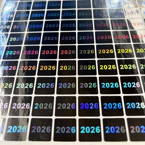 100 Silver Security & Warranty Hologram Seal...