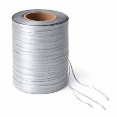 Banda reflectante plateada de coser en material PET -...