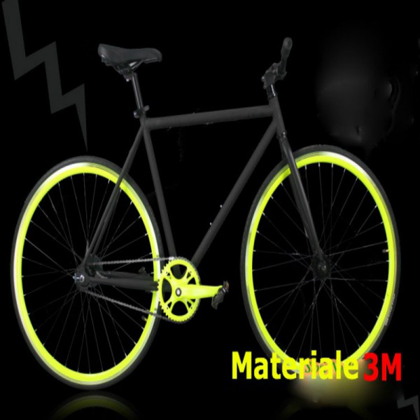 Vélo Réflecteur fluorescentes MTB Vélo Autocollant Cyclisme jante réf w7f4