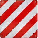 cargas salientes Painel de alumínio refracção homologado com serra e furos cantos arredondados 500x500mm