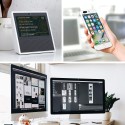 Webcam Cover Grande Ultra Sottile Scorrevole, Copri Telecamera Privacy per Laptop, PC, MacBook, iMac e Tablet, Nero,