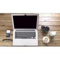 Cache-webcam ultra-fin et coulissant pour ordinateur portable, PC, MacBook, iMac et tablette, noir.