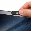 Webcam Cover Large Ultra Thin Slide-On Privacy Camera Cover for Laptop, PC, MacBook, iMac and Tablet, Black,