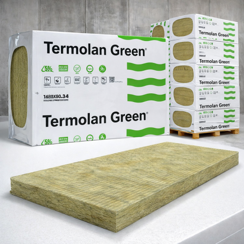 Termolan Green 34 - Panneaux de laine de verre...