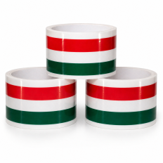 Italian flag Tricolor packaging tape 50mm x 66MT
