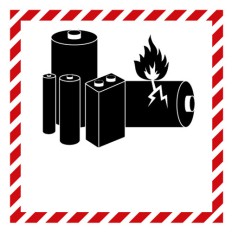 PVC-Etikett Neutrale Lithiumbatteriemarke