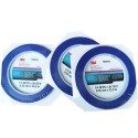 Cinta de vinilo 3M 471+ Fine Line, azul índigo, para enmascarar curvas y pintar.