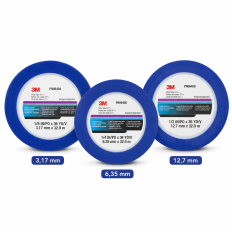 3M 471+ Fine Line Vinyl Tape, Indigo Blue, for Masking...