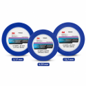 Fita adesiva de vinil 3M 471+ Fine Line, azul índigo, para mascaramento de curvas e pintura.