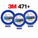 Nastro Vinilico 3M 471+ Fine Line Blu Indaco per Mascheratura Curve e Verniciatura