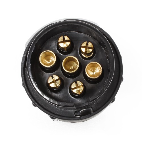 Adattatore rimorchio 7 poli a 13 poli 12V per auto, portabici e caravan