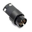 Adaptador de 7 pinos para 13 pinos de 12V para reboques de carros, suportes para bicicletas e caravanas.