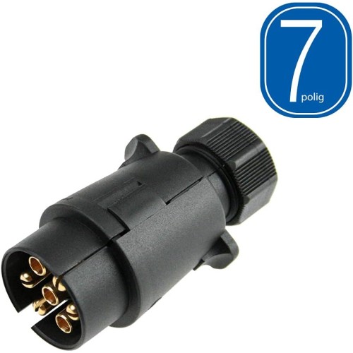 Conector de reboque de 7 pinos e 12V para...