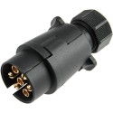 Prise de remorque 7 broches 12V pour remorques, caravanes et porte-vélos