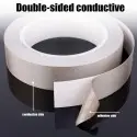 Nastro in Tessuto Conduttivo Biadesivo EMI/RFI 20 mm x 10 m per Schermatura e Riparazioni Elettroniche