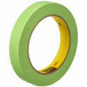 3M Scotch 233+ Green Masking Tape 18 mm x 55 m – Bundle of 12 Rolls for Professional Bodywork and Painting