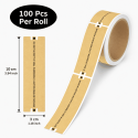 100 Seals in paper roll “DO NOT ACCEPT IF SEAL IS BROKEN” 10 x 3 cm