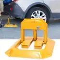 "T" bar, anti parking bollard, folding car park with lock and keys