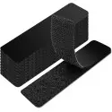10 Coppie Ferma Tappetini Auto Adesivi 16x70mm Hook Loop Nero Antiscivolo