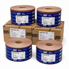 SAIT Rouleau Papier Abrasif 115 mm x 50 m Bois Mastic...