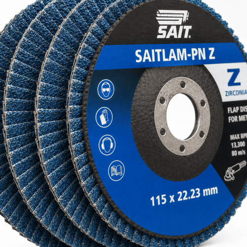 Detail der SAITLAM-PN Z Zirkon-Fächerscheiben