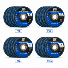 SAIT Fächerscheiben 115 mm Körnung P40 P60 P80 P120