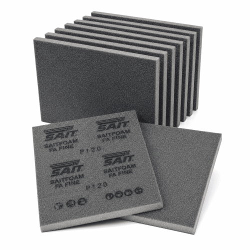 10 SAIT-FOAM Schleifschwämme FA P120 115 × 140...