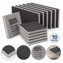 10 SAIT-FOAM Schleifschwämme FA P120 115 × 140 × 5 mm