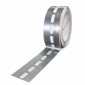 Micro-Perforated Ventilated Aluminum Tape for Multiwall Polycarbonate 12.5 m