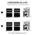 Kit portamatrículas adhesivo sin tornillos ni agujeros - Pack de 2