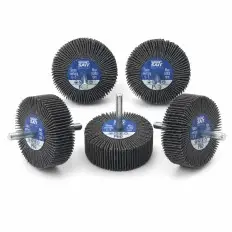 5 Roues à Lamelles SAIT SAITOR-G P60 40x20x6 mm sur Tige pour Métal