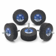 5 SAIT SAITOR-G P60 Flap Wheels 40x20x6 mm with Shank for Metal