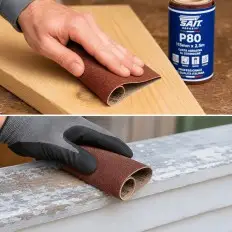 SAIT Rouleau Papier Abrasif 115 mm x 50 m Bois Mastic...