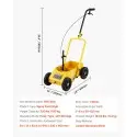 Carro Trazalíneas de 4 Ruedas Ancho Regulable 56-102 mm para Señalización Horizontal
