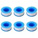 6 Rotoli Nastro PTFE Sigillafiletti per Idraulica 12 mm x 10 m