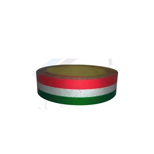 Reflective Italian flag vinyl adhesive band for...