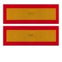 ECE 70.01 Pannelli rifrangenti per rimorchio kit da 2 pezzi in classe 3 PVC o Alluminio