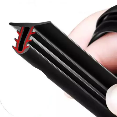 Joint en caoutchouc anti-poussière noir pour...