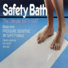 Tapete autocolante para banheiro antiderrapante – 100cm x 100cm