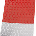 3M™ Series 580 Red and White Reflective Adhesive Strips - 30cm