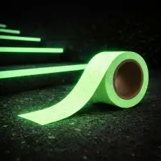 Nastro adesivo antiscivolo luminescente 25mm x 3M