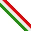 Bande en vinyle drapeau italien pour voiture, scooter et moto en 5 tailles