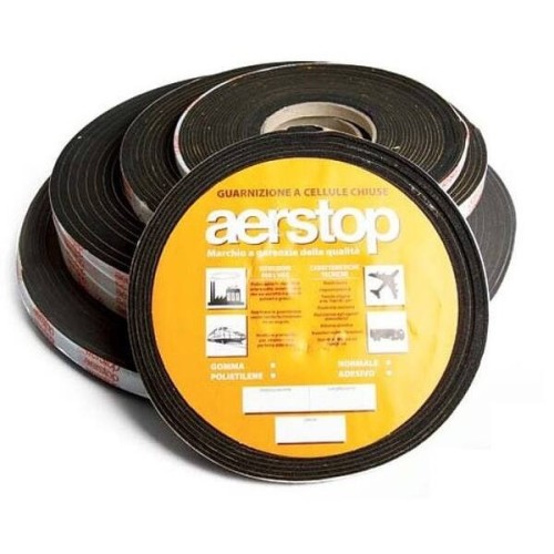 Profilé en mousse de caoutchouc Aerstop® SE32CE adhésif