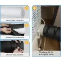 Montaggio della copertura sul tubo del condizionatore portatile