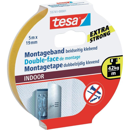 Doppelseitiges Klebeband TESA 55741 starke Blister fur Innen 5m