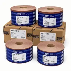 SAIT Abrasive Paper Roll 115 mm x 50 m for Wood Filler Paint 2
